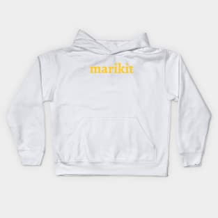 Marikit Yellow Kids Hoodie